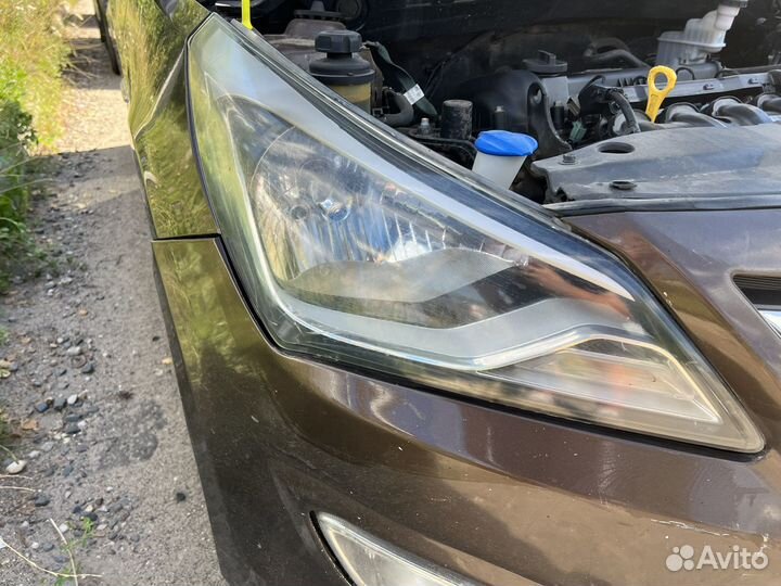 Фара на hyundai solaris рестайлинг левая правая