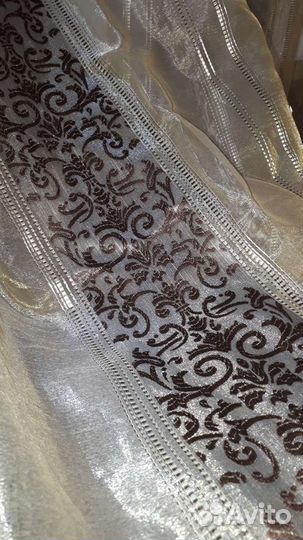 Шторы с ламбрекеном+ гардина