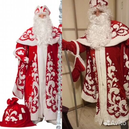 Костюм Деда Мороза царский новый