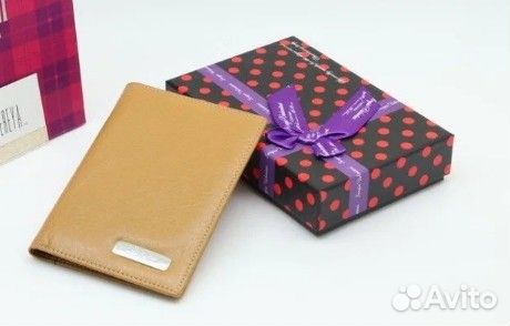 Обложка для паспорта S.Valentini кожа новая