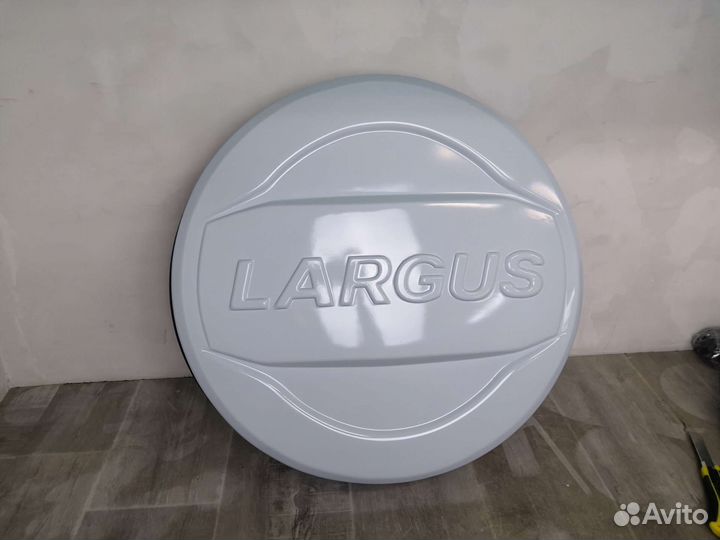 Чехол запасного колеса Ларгус Колпак Largus в цвет