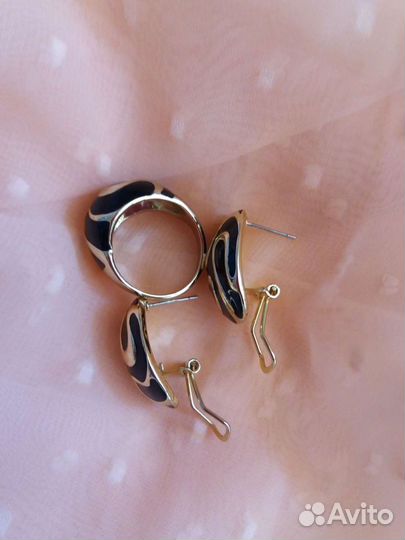 Серьги и кольцо