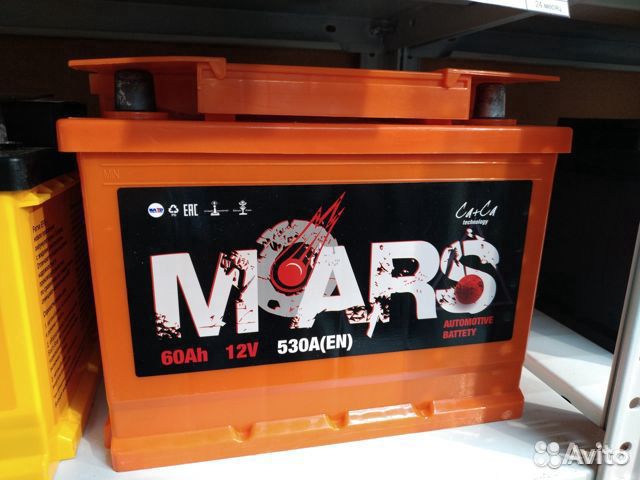Аккумулятор mars 6CT- 60 акб (EN) А530