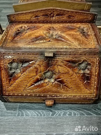 Хлебница деревянная СССР