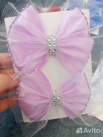 Бантики на резинках Школа