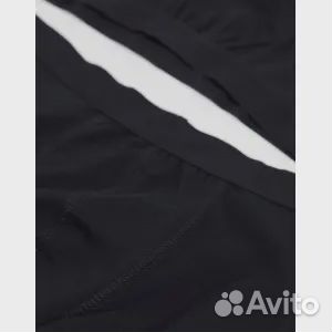 Набор из 7 черных трусов из смесового хлопка ASOS