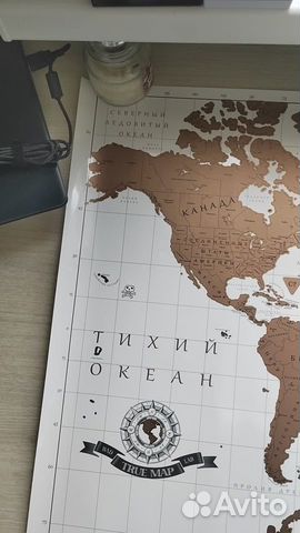 Скретч карта мира объявление продам