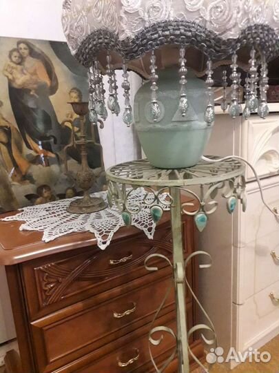 Подставка.этажерка.лампа винтаж.от