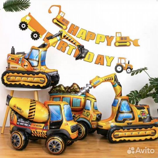 Фольгированные шары 3D и растяжка