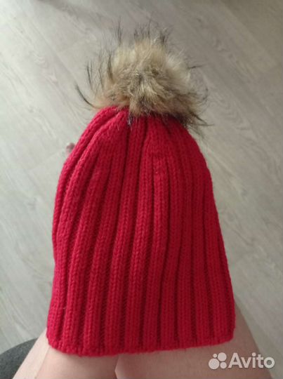 Шапка детская 54 красная