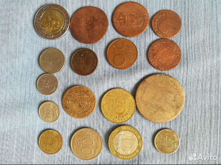 Монеты Европа 1617 по 21 век