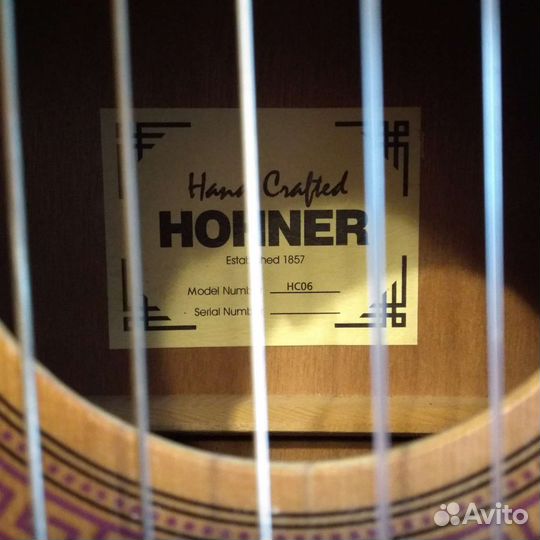 Гитара Hohner + чехол + подставка