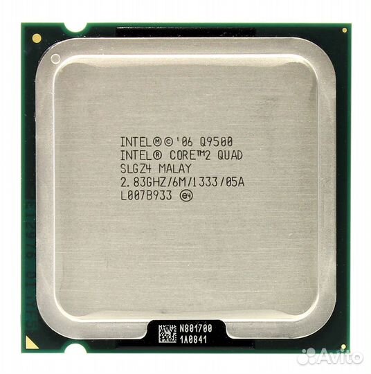 Процессор Intel Core 2 Quad Q9500 slgz4 2.83 GHz