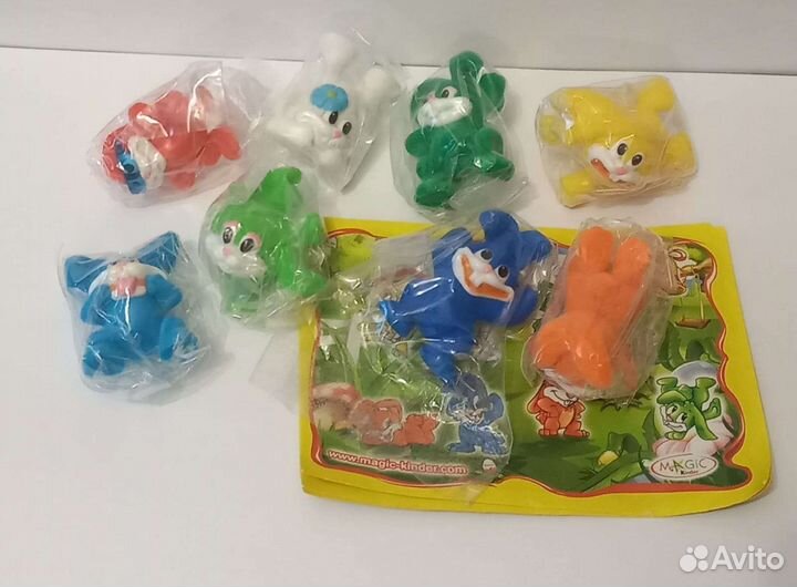 Серии Киндер (бегемоты, смурфики и др.)