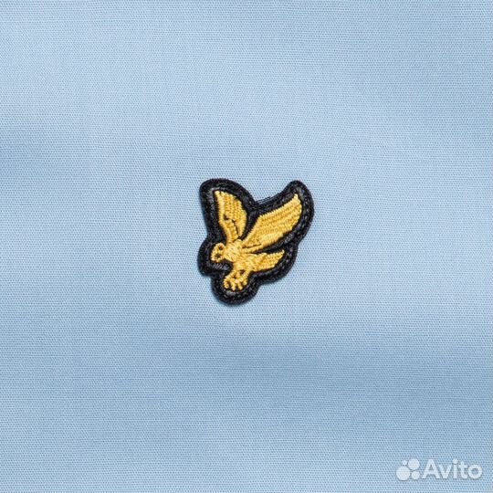 Новая мужская рубашка голубого цвета Lyle & Scott