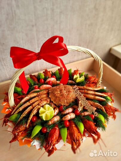 Мужской букет/букет из раков/подарок мужчине