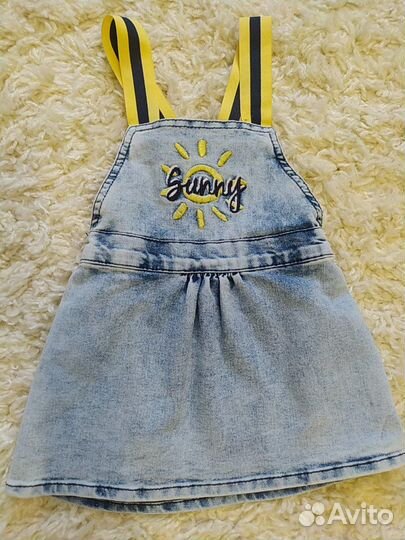 Джинсовый сарафан для девочки