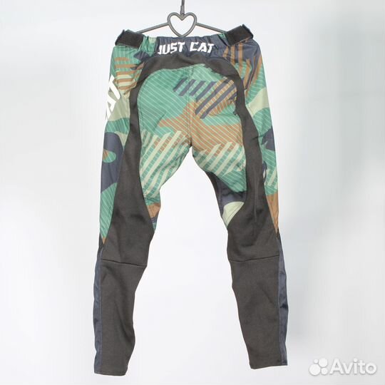 Мотоштаны JustCat (Камуфляж Зеленый, 34)