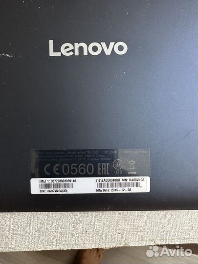 Планшет lenovo