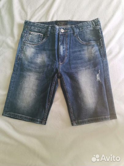 Брендовые мужские джинсовые шорты 