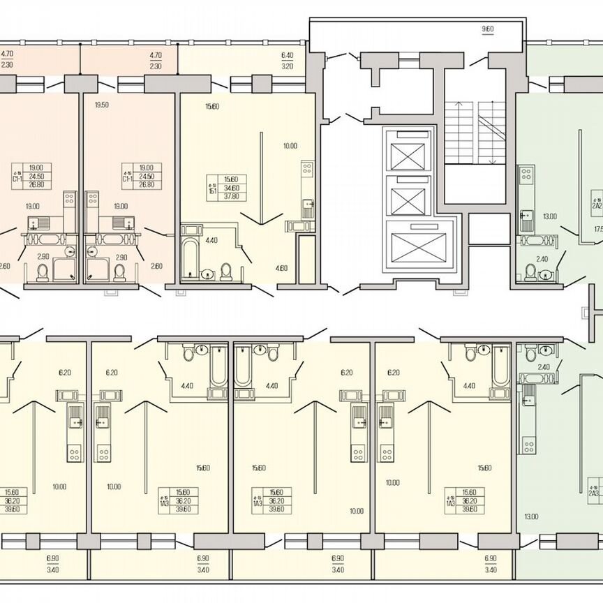 Квартира-студия, 27,6 м², 16/19 эт.