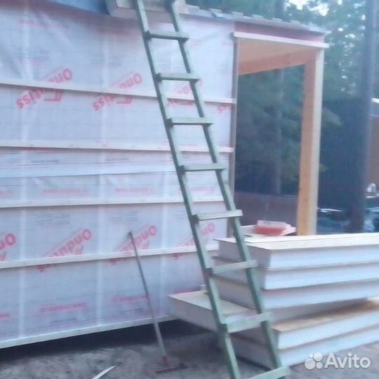 Сип панели. Сэндвич панели 2500х625х68 мм