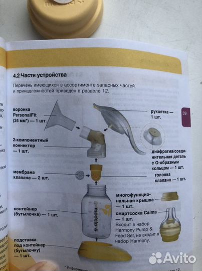 Молокоотсос medela ручной