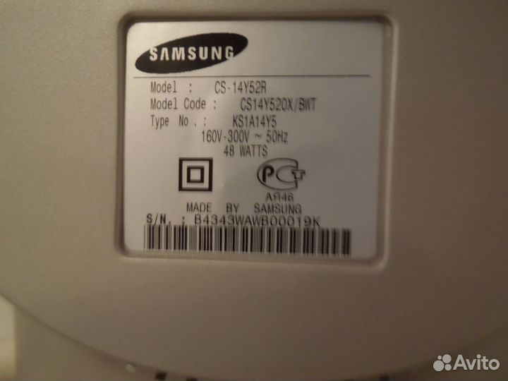 Телевизор samsung CS-14Y52