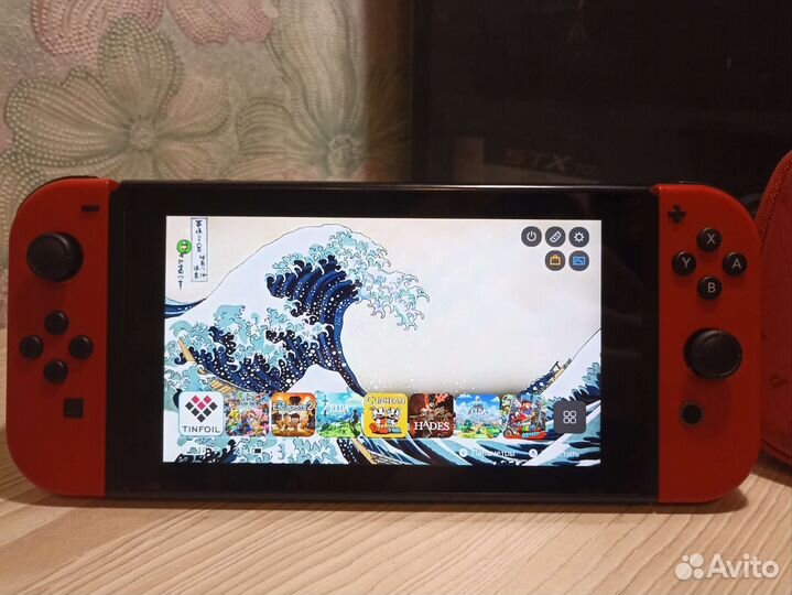 Nintendo switch прошитая + игры