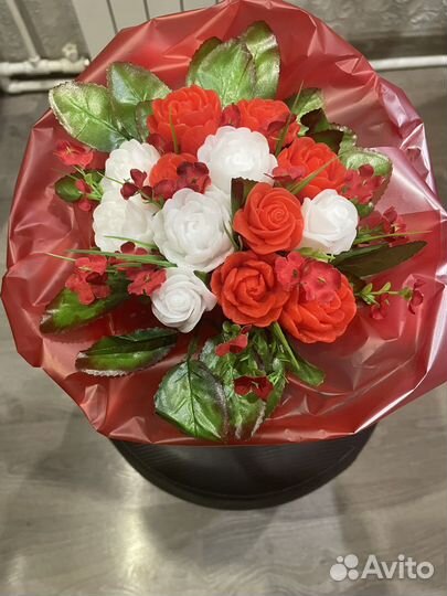 Букет из мыла ручной работы