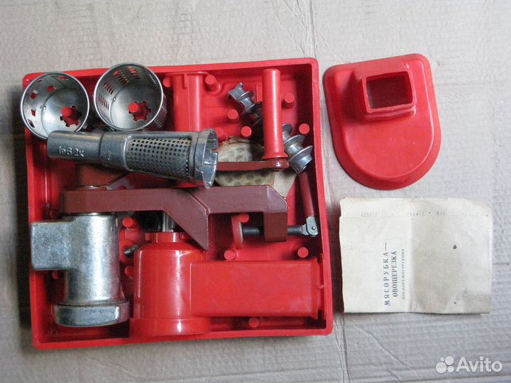 Мясорубка-овощерезка СССР, новая