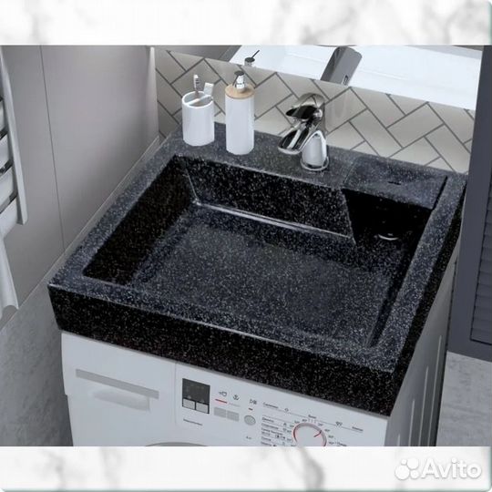 Раковина над стиральной машиной java BL (60х55)