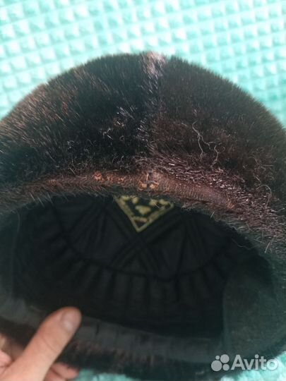 Меховая мужская кепка норка