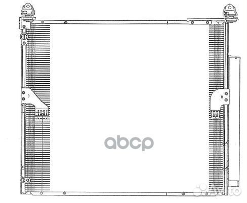 Конденсер toyota LC150 09- 52719803 Sakura