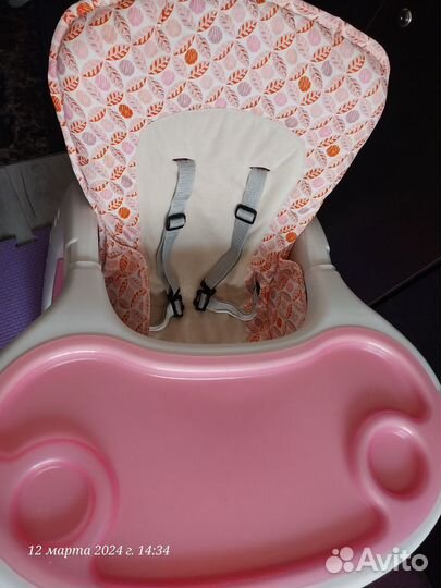 Стул для кормления 2 в 1 (стульчик + парта)