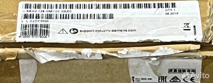 Siemens 6AV2 124-0MC01-0AX0 Панель, новая, 1 шт