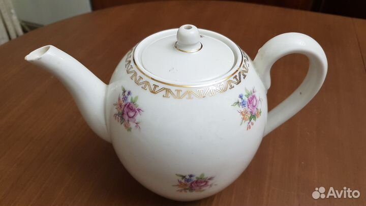 Большой чайник СССР Песочное 1,3 литра