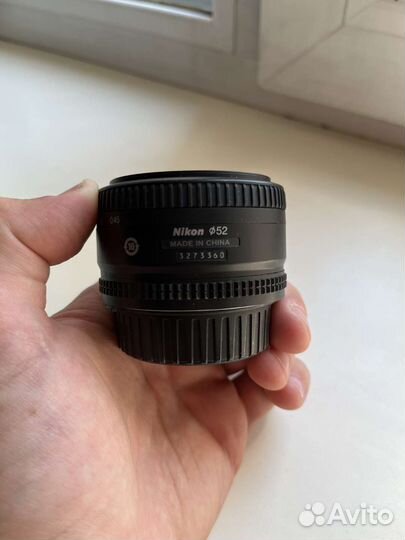 Объектив Nikon nikkor AF 50mm f/1.8 D фикс