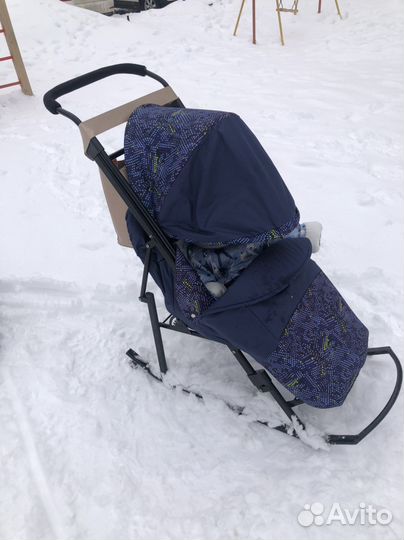 Коляска санки