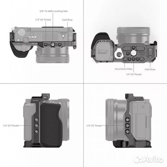 Клетка SmallRig 3538B для Sony ZV-E10 с ручкой