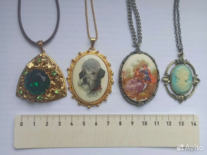 Кулон подвеска СССР чсср винтаж брошь