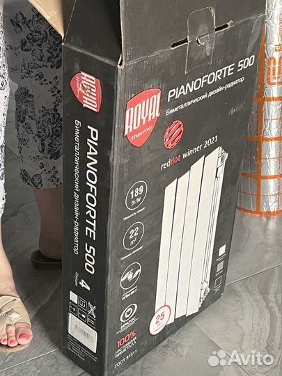 Биметаллический радиатор royal thermo