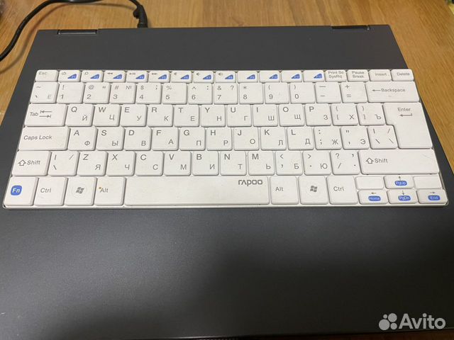 Bluetooth клавиатура rapoo e6100 белая металл