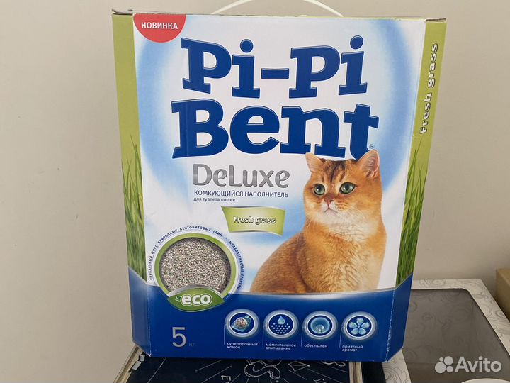 Наполнитель pi-pi bent для кошек