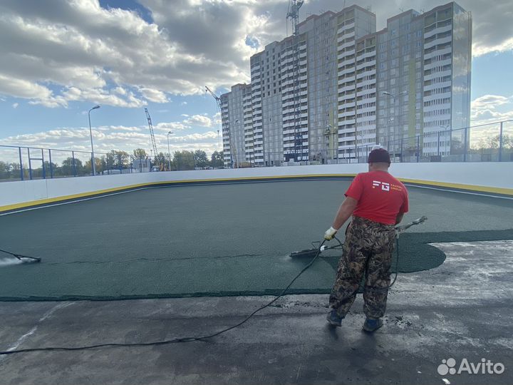 Покрытие из резиновой крошки