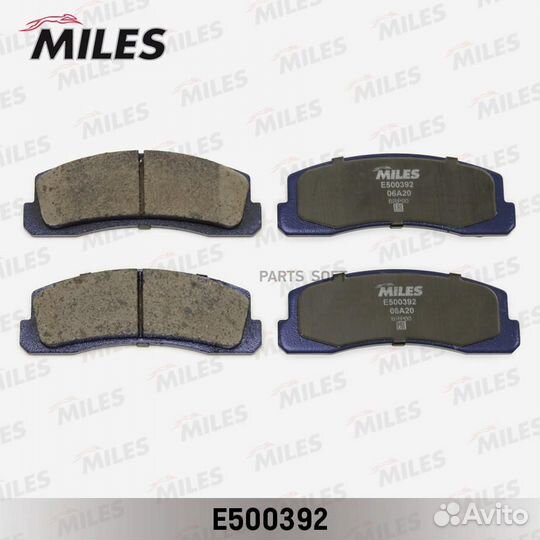 Miles E500392 Колодки тормозные chevrolet niva/ ва