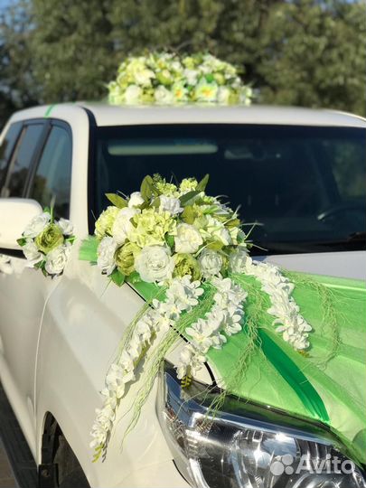 Прокат и аренда украшений на свадебные автомобили