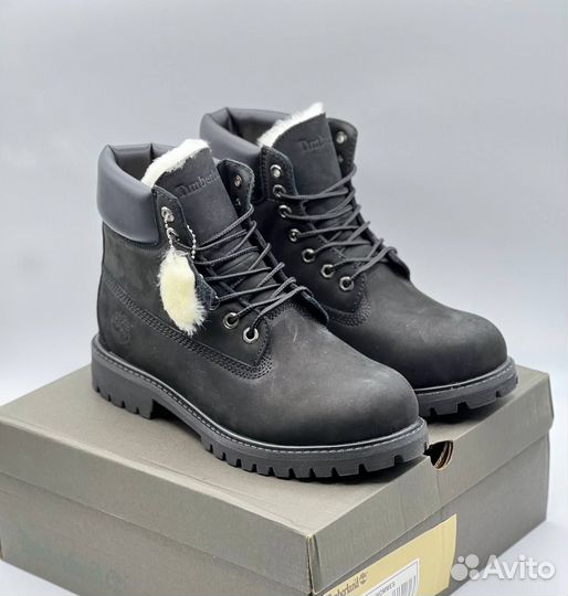 Теплые Timberland с мехом