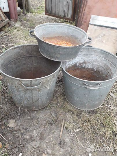 Таз оцинкованный