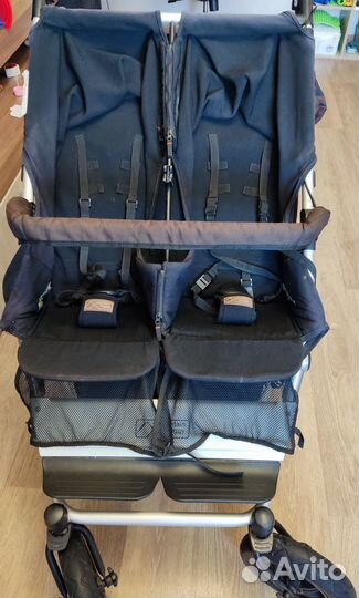 Коляска 3 в 1 для двойни mountain buggy duet